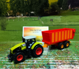 1650-Claas mit Silagewagen,Neuheit, Siku Blister,neu in OVP