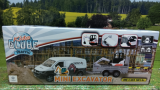 Kids Globe VW Transporter mit Minibagger weiß,Spielset,metall/kunstst.neu in OVP
