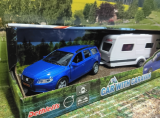 Kids Globe PKW mit Wohnwagen,Spielset,metall/kunstst.neu in OVP