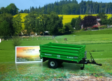 7348- Brantner E 6035 Einachs-Dreiseitenkipper,1:32,neu in OVP
