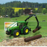 1974 - John Deere Forsttraktor,1:50,neu in OVP