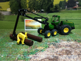 1994 - John Deere Harvester, 1:50,neu in OVP