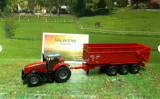 1844 - Massey Ferguson mit Anhänger,1:87,neu in OVP