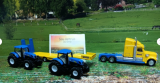 1805 - LKW mit New Holland Traktoren,1:87,neu in OVP