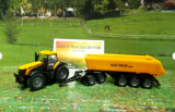 1858 - JCB Traktor mit Dolly und Kippmulde,1:87,neu in OVP