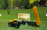 1858 - JCB Traktor mit Dolly und Kippmulde,1:87,neu in OVP