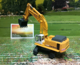 1874 - Liebherr Hydraulikbagger, 1:87,neu in OVP, Baustelle,Bagger
