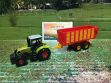 1650 - Claas mit Silagewagen,neu in OVP