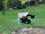 1484 - Massey Ferguson mit Frontlader,Siku Blister,neu in OVP