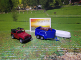 1651 - Jeep mit Pferdeanhänger
