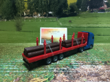 1659 - Holz-Transport LKW,Siku Blister,neu in OVP