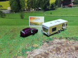 2542 - Pkw mit Wohnwagen inkl.Zubehör