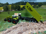 1949 - Claas Traktor mit Frontlader mit Dolly und Fliegt Anhänger,1:50,neu in OVP