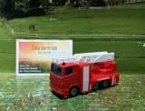 1015 - Feuerwehrdrehleiter,Siku Blister,neu in OVP