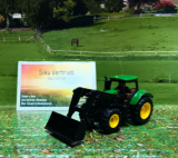 1395 - John Deere mit Frontlader,Siku Blister,neu in OVP