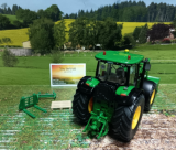 6792 - John Deere 7310R mit Frontlader / Bluetooth App-Steuerung