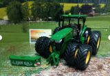 6736 - John Deere 7290R mit Doppelreifen / Fernsteuermodul und Bluetooth App-Steuerung