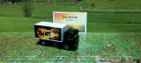 1107 - LKW mit Kafferaufbau Sixt,Siku Blister,neu in OVP