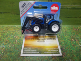 1544 - New Holland mit Pallettengabel und Palette,Siku Blister,neu in OVP