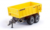 6780 -Joskin Tandem-Achs-Anhänger, gelb,Siku Control,1:32,neu in OVP