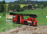 2114-MAN Feuerwehr Drehleiter,1;50, neu in OVP