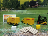 6335 - DHL Logistik Set,neu in Geschenkverpackung,ca.:1:50,7-teilig