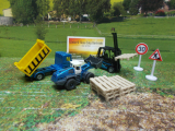 6336 - Geschenkset Baustelle,11-teilig,neu in OVP,ca.:1:50/55