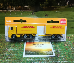 1694-LKW mit Anhänger DHL, Neuheit,neu in OVP,Siku Blister