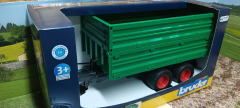 2010-Tandemachsanhänger mit Bordwand,1:16,neu in OVP