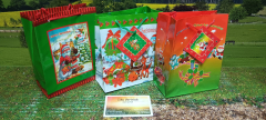 30 Stück Geschenktüten,Weihnachtsmotive,neu,Restposten,klein ca.:B12xH14,5cm