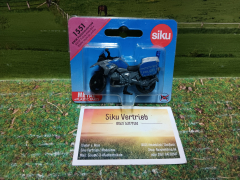 1551 - BMW Polizeimotorrad, Neuheit 2024, Siku Blister,neu in OVP