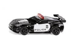 1545-Chevrolet Corvette ZR1 Police,Siku Blister,neu in OVP