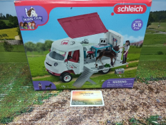 Schleich Horse Club Mobile Tierärztin mit Hannoveraner Fohlen,neu in OVP