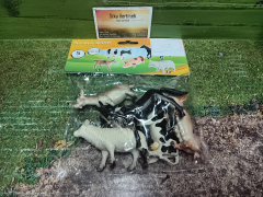 5 versch.Bauernhof Tiere,ca.:10cm, neu in OVP,Farm Tiere