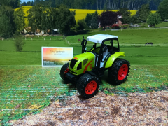 2er Set-Kindertraktor,neu ,Sandspielzeug,Kleinkindspielzeug,Bauernhoftraktor,ca.14cm
