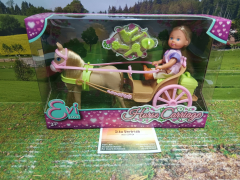 Evi Love-Pferdekutsche und Pferdchen,neu in OVP,süßes Spielset