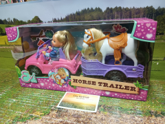 Evi Love- Auto,Pferdeanhänger,Püppchen,Pferd und Zubehör,neu in OVP