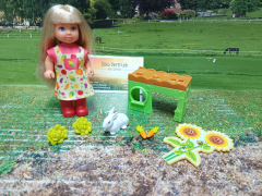 Evi Love Garden- Spielset inkl.Puppe,Hase u. viel Zubehör,neu in OVP