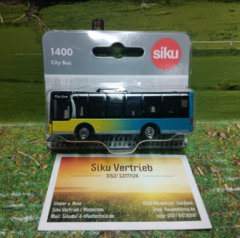 1400- City Bus, Neuheit 2/2025, Siku Blister, neu in OVP