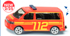1547- VW T5 Feuerwehr Einsatzleitung, Siku Neuheit 2/2025, Siku Blister,neu in OVP