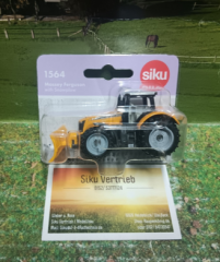 1564- Massey Ferguson mit Räumschild,Siku Neuheit 2/2025,neu in OVP