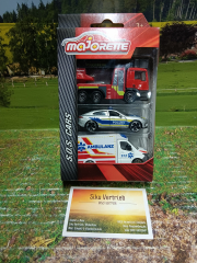 Majorette -Einsatz Fahrzeuge, 3er Set, Feuerwehr, Krankenwagen, neu in OVP, 1:64