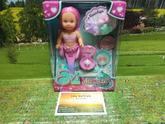 Simba Evi Love Mermaid Pearl Meerjungfrau, Spielset inkl. Zubehör,ca 12cm,neu