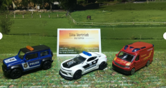 Majorette -Einsatz Fahrzeuge, 3er Set, Feuerwehr, Polizei , neu in OVP, 1:64
