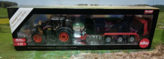 Siku Art.Nr.: 8520- Fendt 1056 Vario m.Strautmann Streuer,Black Edition,1:32,neu