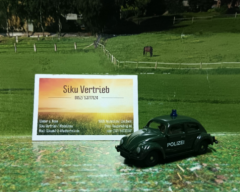 1560- VW Käfer Polizei, Neuheit 1/25, neu in OVP,Siku Blister