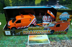 Kids Globe VW Strassendienst m.Licht , Spielset,metall/kunstst.neu in OVP