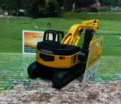 Kettenbagger mit beweglichem Arm und Schaufel,ca 19cm,neu