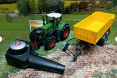 SIKU 6840 Control - Set Fendt Traktor mit Joskin-Anhänger + Zubehör