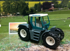 2957- Fendt Xylon,gebr.guter Zustand,1:32,alte Siku Farmer